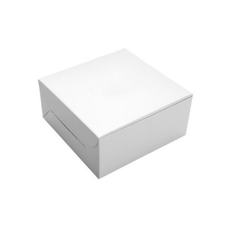 Cake Box White 14x14x4" - Smart Packaging Solutions
