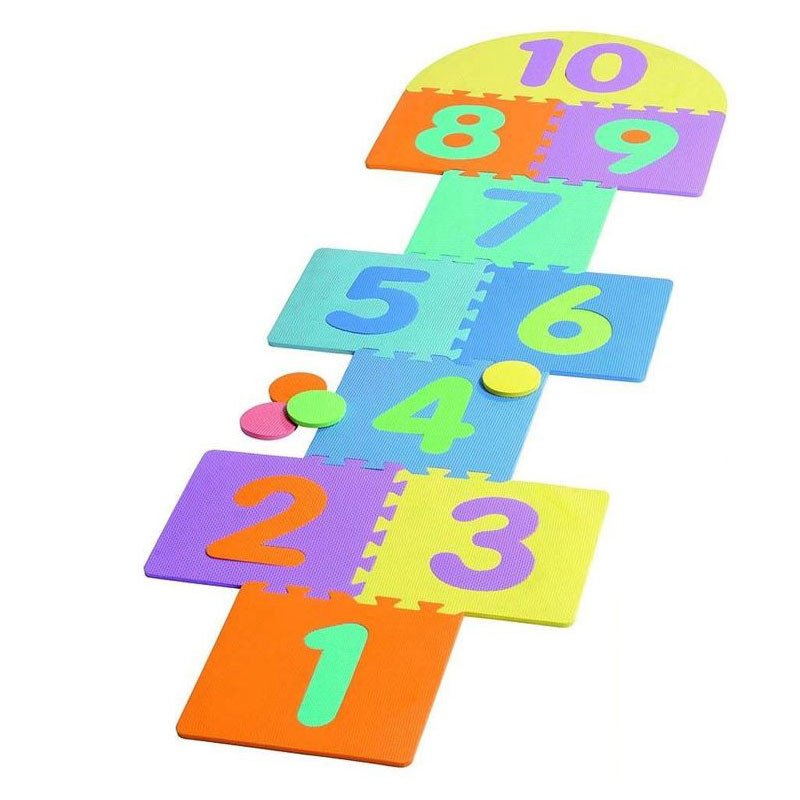 Eva Foam Play Puzzle Mat Hopscotch Game - Kids Island - Toys & Baby Shop