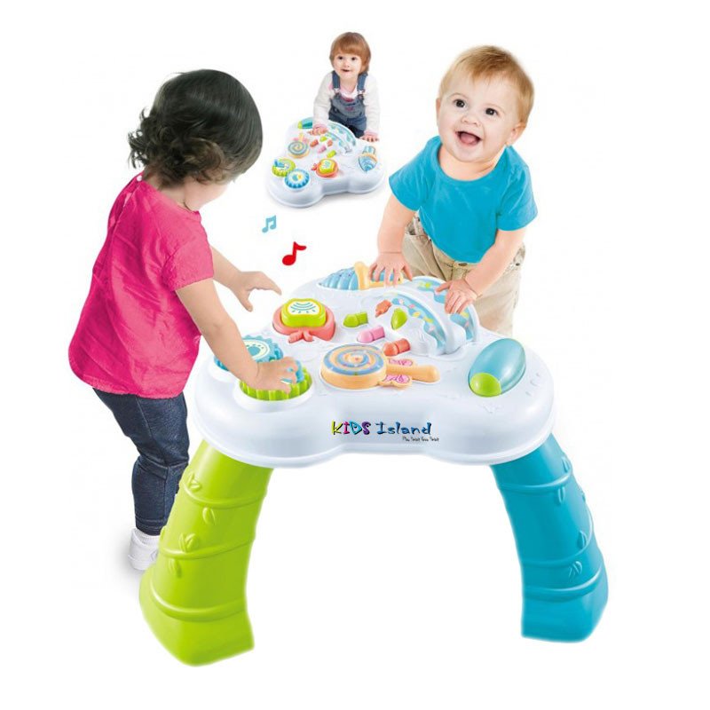 Learning Table Triangular Blue - Kids Island - Toys & Baby Shop