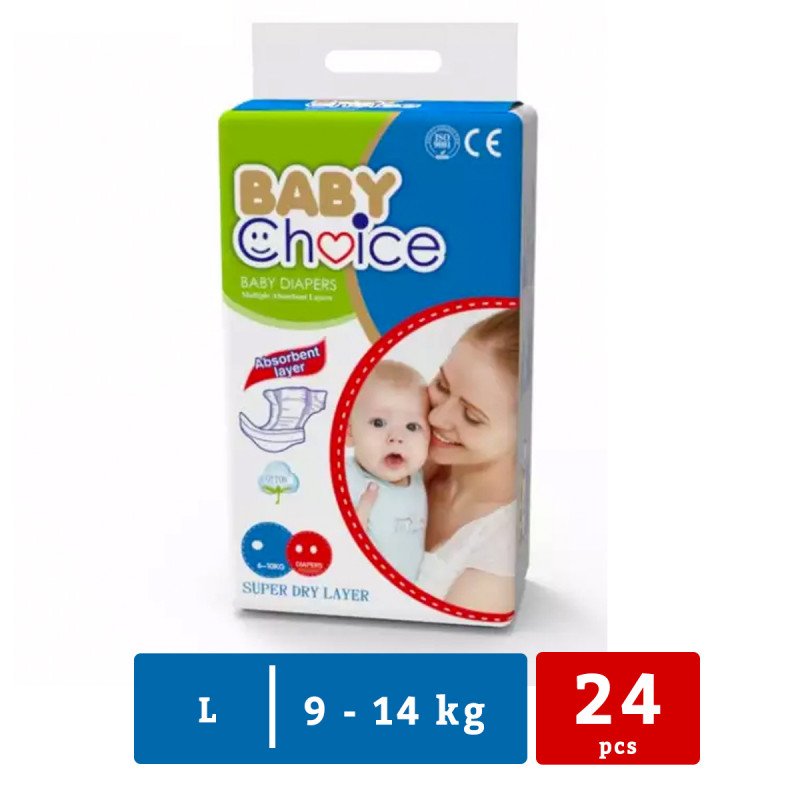 Baby Choice Large Baby Diapers 24 Pc Pack Nesh Kids Store Shop