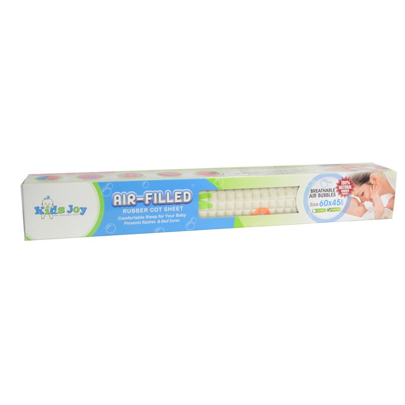 Kids Joy Airfilled Rubber Cot Sheet ( 60 X 45 cm) Printed Nesh Home