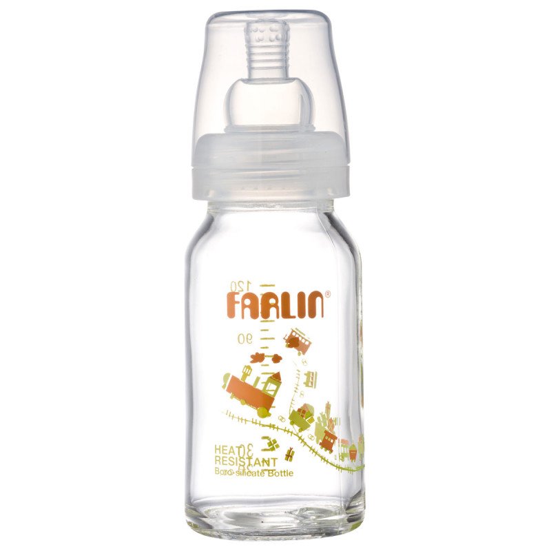 Farlin Glass Feeding Bottle 120ml Nesh Kids Store Shop for Baby