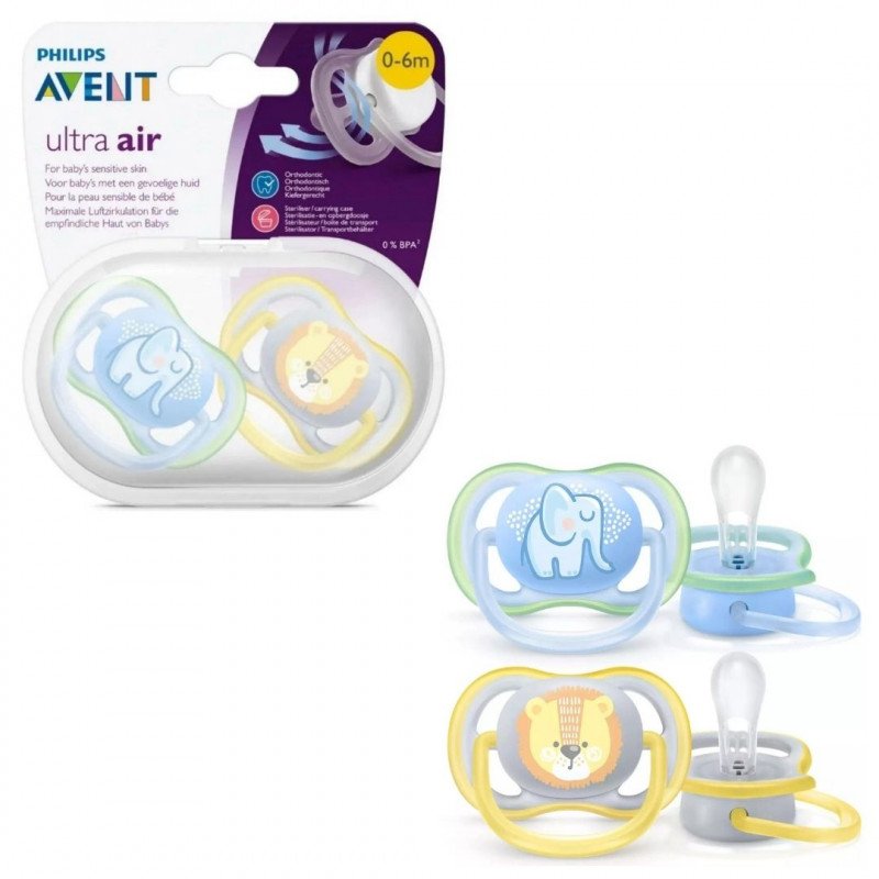 Philips Avent Ultra Air Pacifier 06 months (SCF085/05) Nesh Home