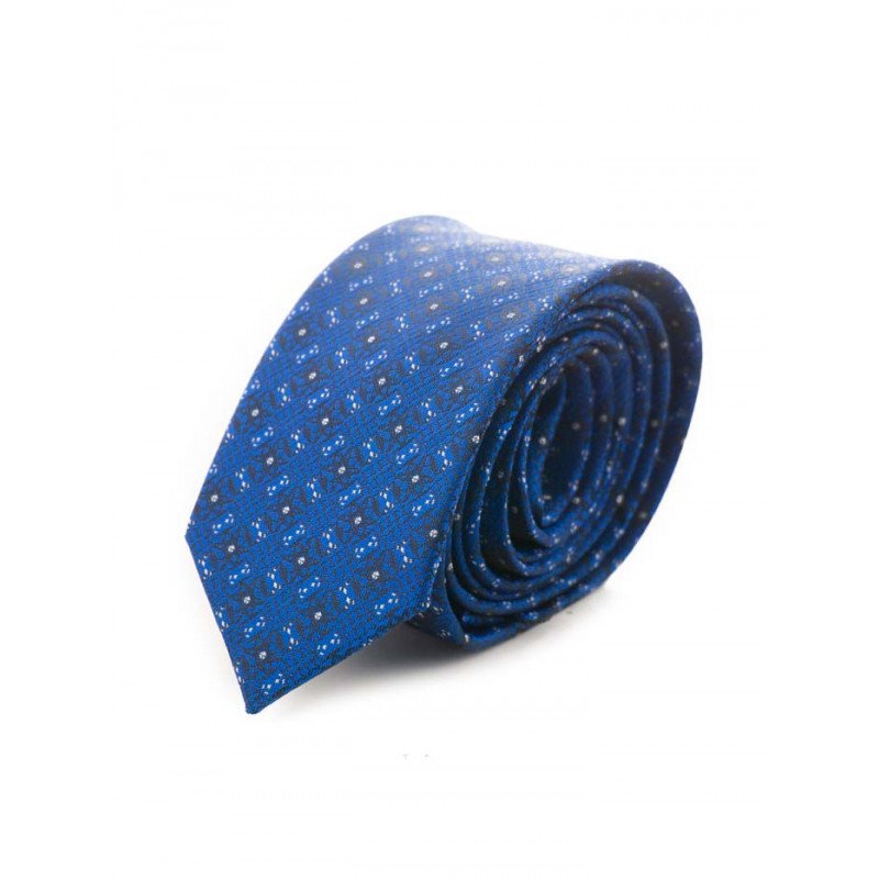 Men's Printed Slim Tie - The Factory Outlet