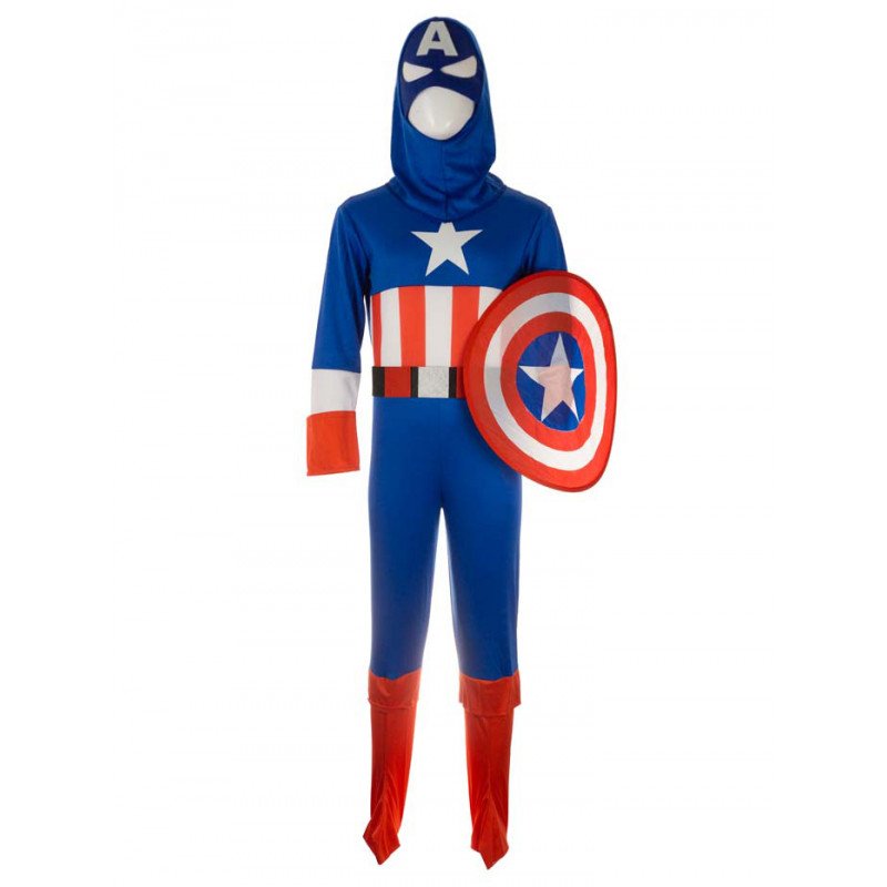 Kids Captain America Costume K131 The Factory Outlet
