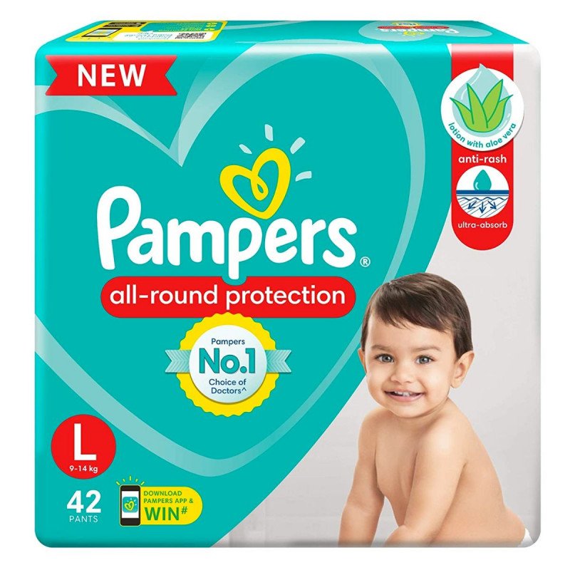 Pampers Pants Large 42 Pants (914 KG) Nesh Kids Store Shop for